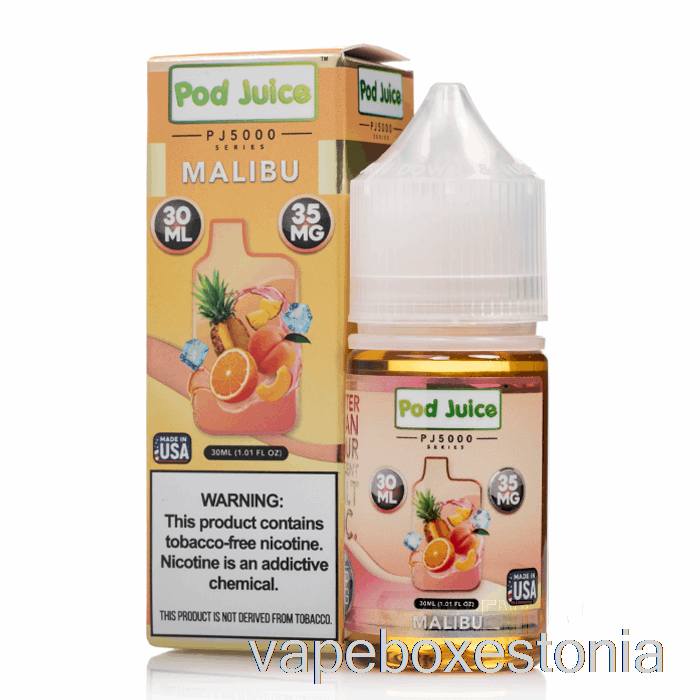 Vape Box Estonia Malibu - Kaunamahl Pj5000 - 30ml 35mg